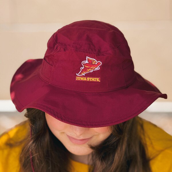 Logofit Cyclones Script Cardinal Adjustable Boonie Hat